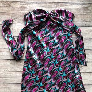 🔥HOT silk Laundry dress by Shelli Segal sz 6